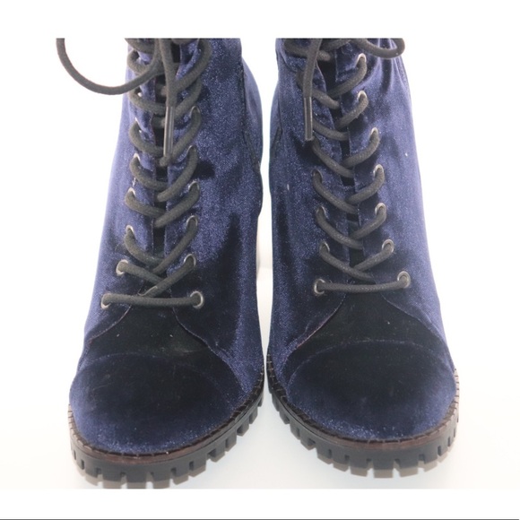 Report Signature Allon Velvet High Heel Booties - Picture 2 of 11